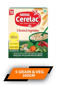 Cerelac 5 Grain & Vegetables 300gm